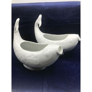 Dansk‎ White Fish Shaped Sauce Bowl MADE IN FRANCE BOWL one